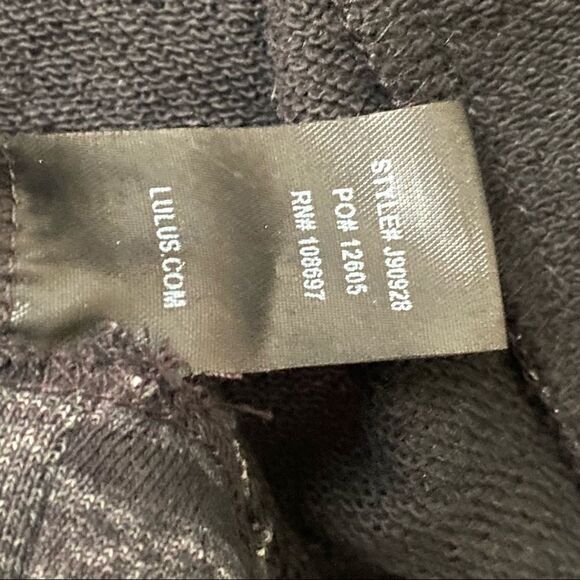 Lulus Striped cotton Jacket blazer black gray size small - Picture 7 of 10